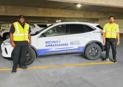Security Ambassadors with PARS-S car