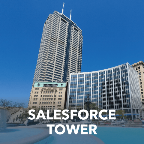 Salesforce Tower Indianapolis at Monument Circle